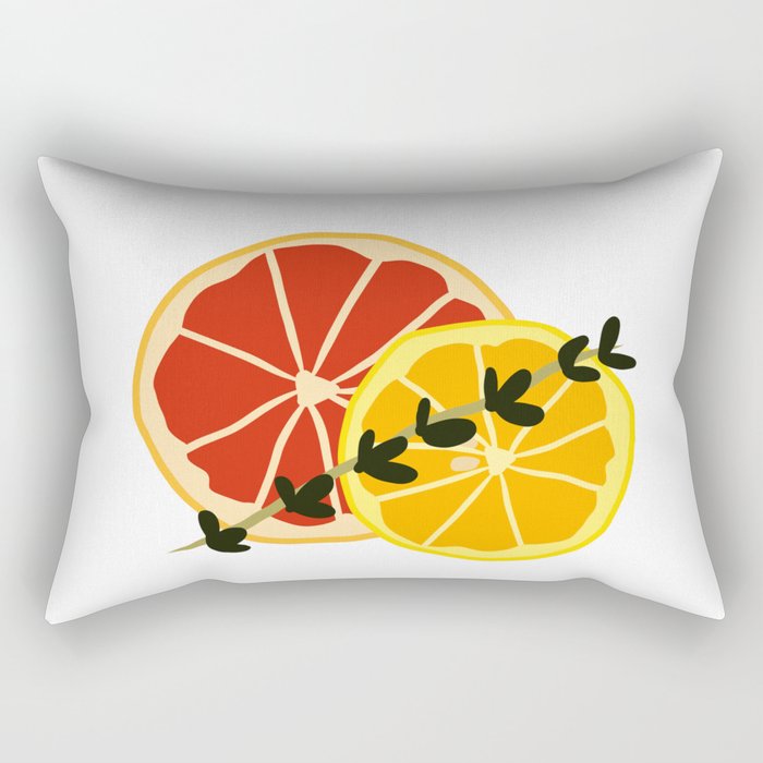 Summer Cocktail Rectangular Pillow