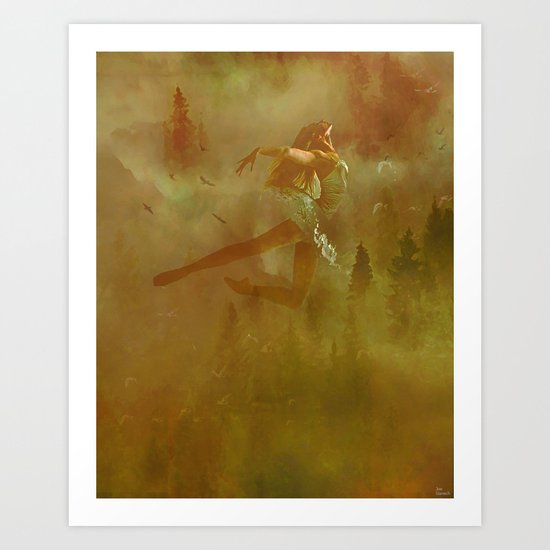 When I dream Art Print