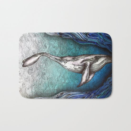 Into the Darkest Depths Bath Mat