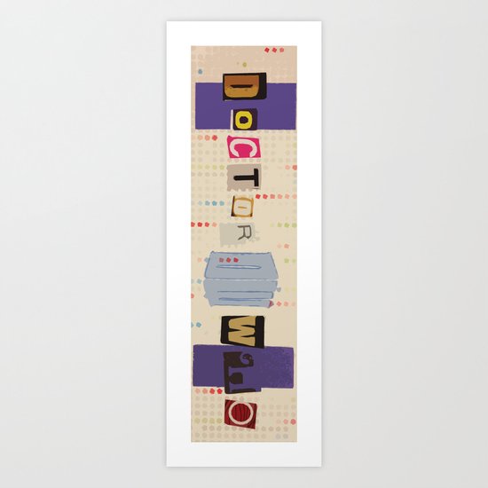 Doctor Who Art Print