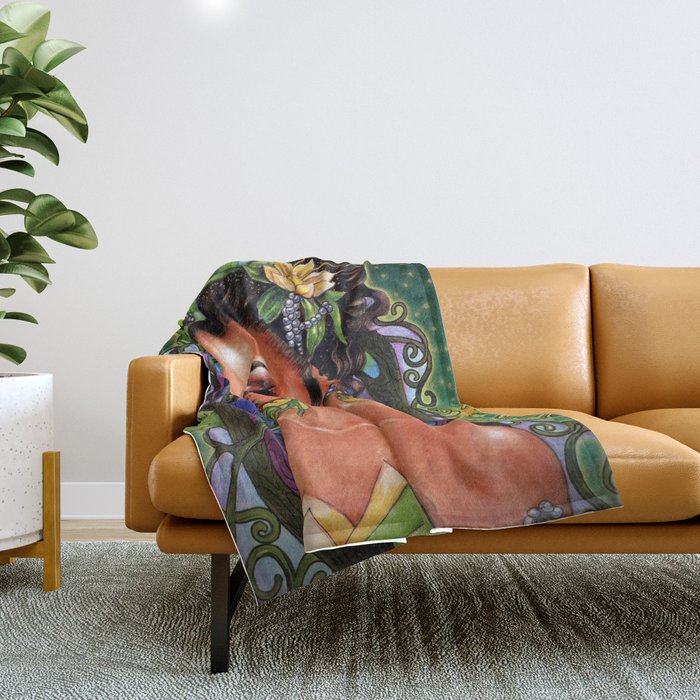 Princess tiana throw blanket deals