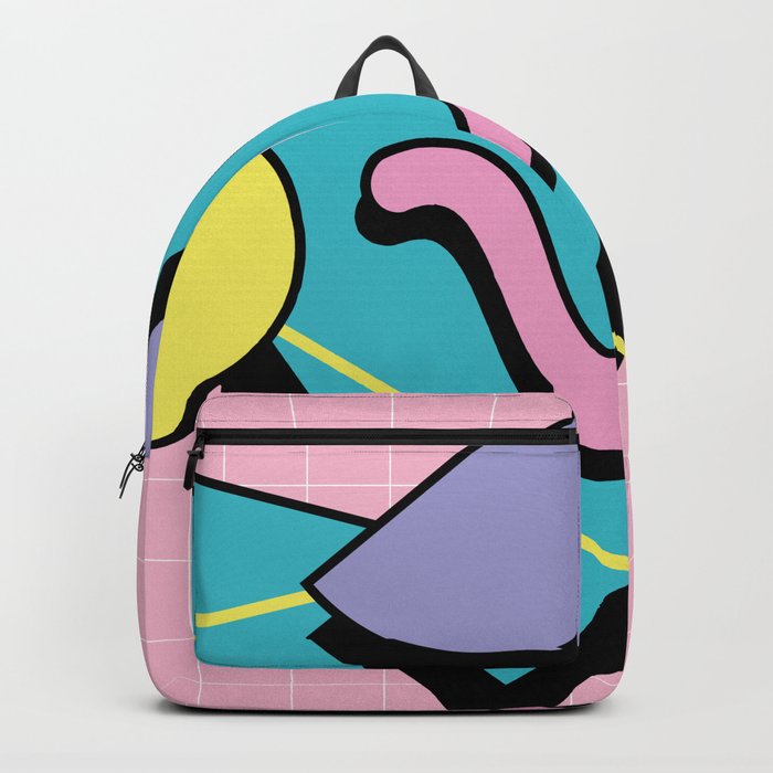 Memphis pattern 73 - 80s / 90s Retro Backpack