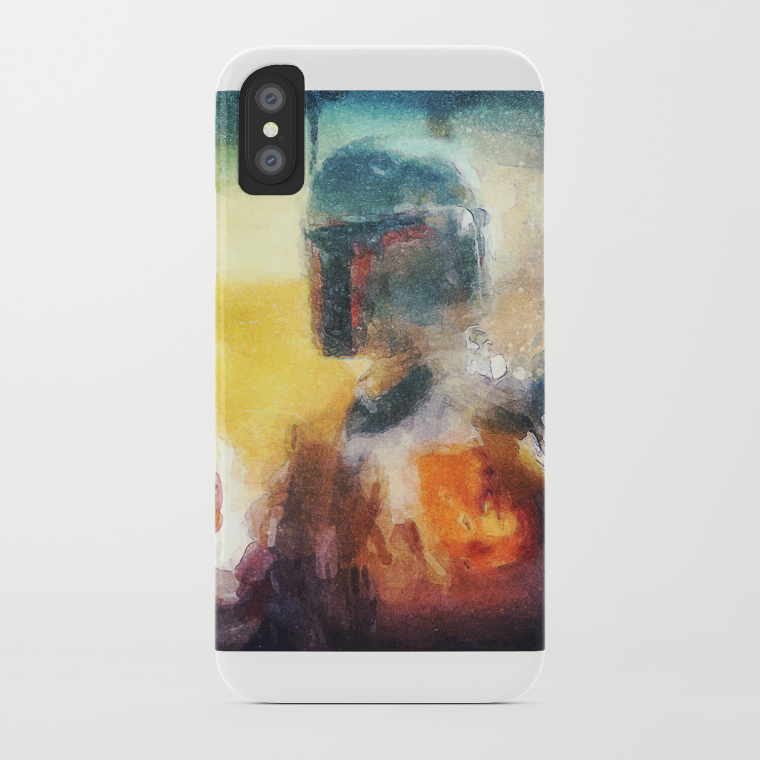 Abstract Boba Fett Iphone Case By Artifulprints Society6