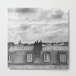 Paris Metal Print | Black and White, Architecture, Photo 