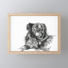 Dandy Dog Framed Mini Art Print