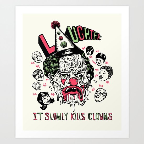 Laughter.. Art Print