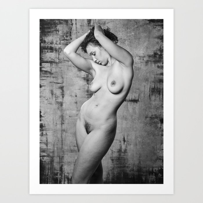 Very beautiful and sexy nude woman posing Art Print