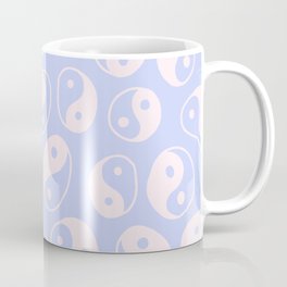 Blue vibes wavy yin yang pattern Coffee Mug