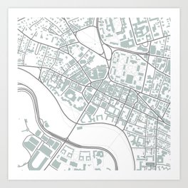 harvard square Art Print