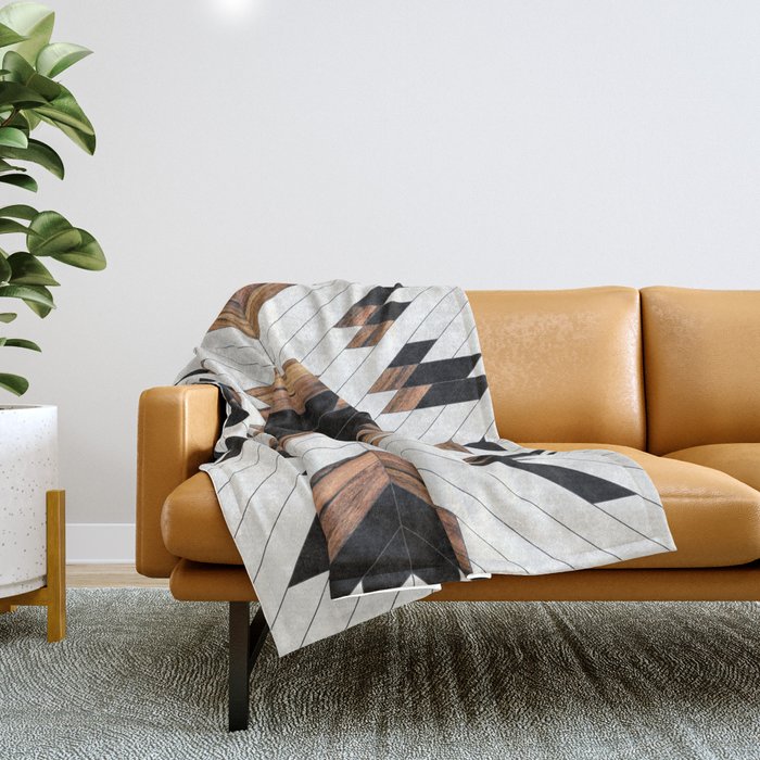 Tribal print throw blanket clearance