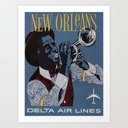 Vintage poster - New Orleans Art Print