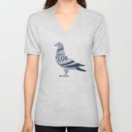 Stay Cool Pigeon V Neck T Shirt