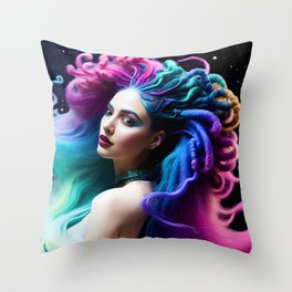 Cosmic Goddess  Throw Pillow
