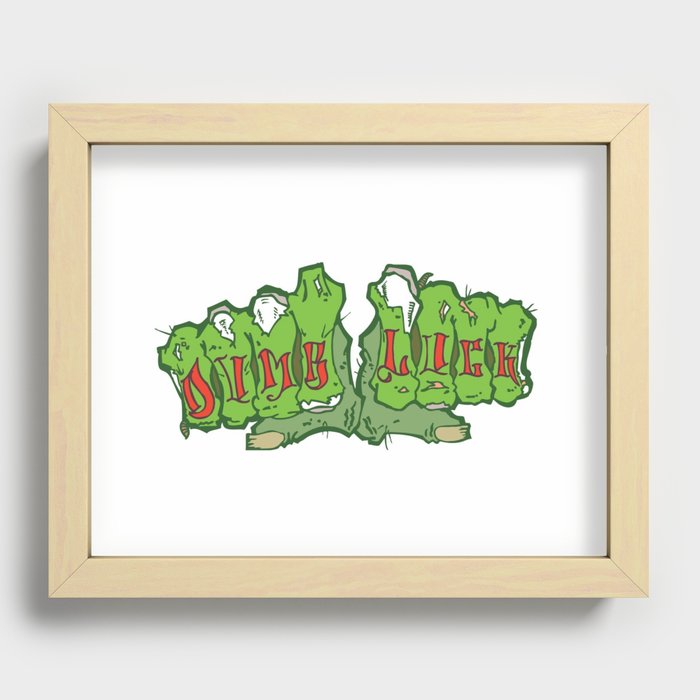 Zombie Fists Recessed Framed Print