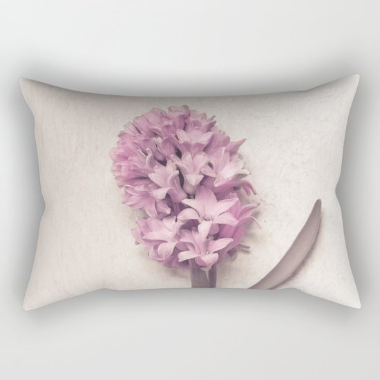 Pink Hyacinth Rectangular Pillow