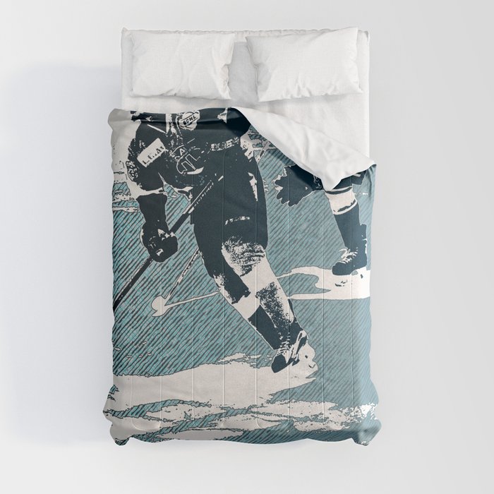 The Break- Away - Hockey Players Comforter