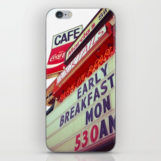 Diner angle iPhone & iPod Skin