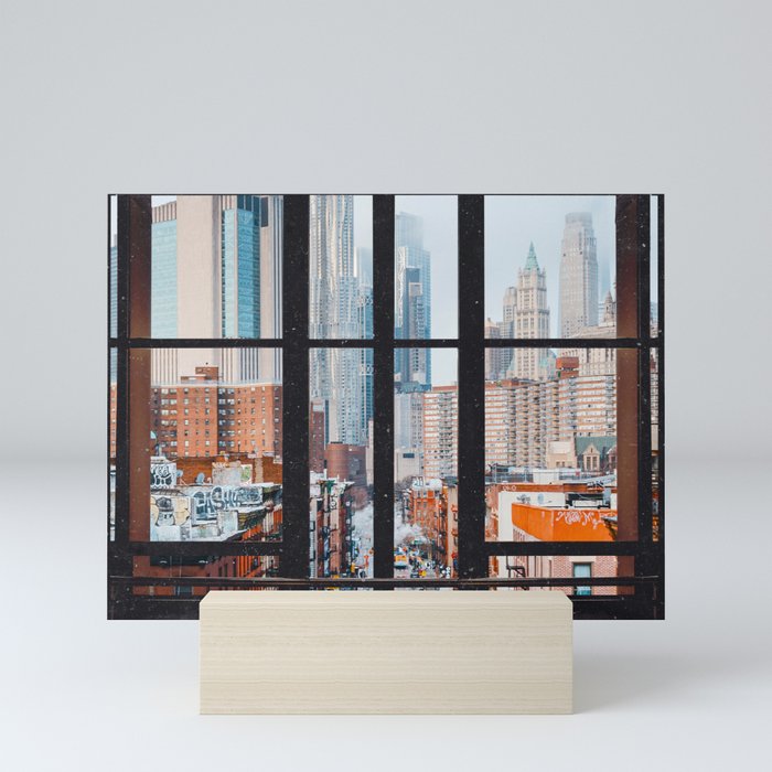 New York City Window Mini Art Print