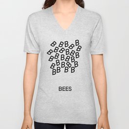 Bees V Neck T Shirt