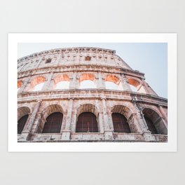 Roman Colosseum | Europe Italy Rome Architecture Ancient Ruins City Photography Art Print