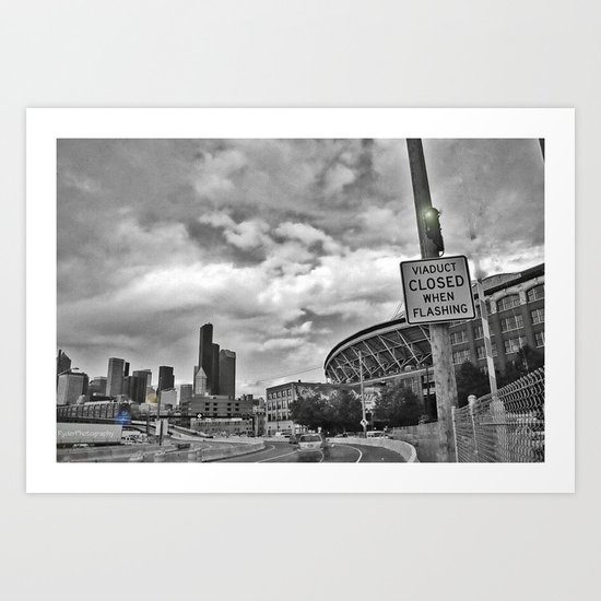 viaduct CLOSED Art Print