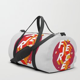 FIERCE 3D Typography Duffle Bag
