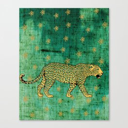 Golden Leopard Canvas Print