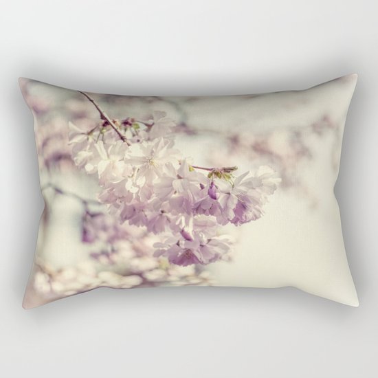 Cherries in bloom Rectangular Pillow