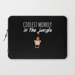 Monkey Kids Coolest Monkey Chimpanzee Laptop Sleeve