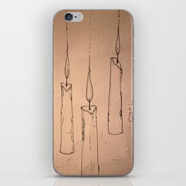 scrying candles iPhone Skin