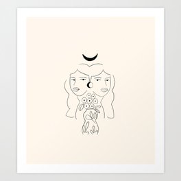 Twin Flame Art Prints For Any Decor Style Society6
