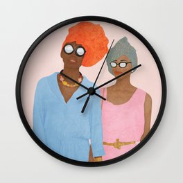 Colorfully Dressed Wall Clock