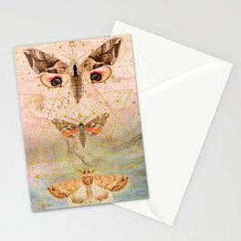 Then The Moths Came Stationery Card