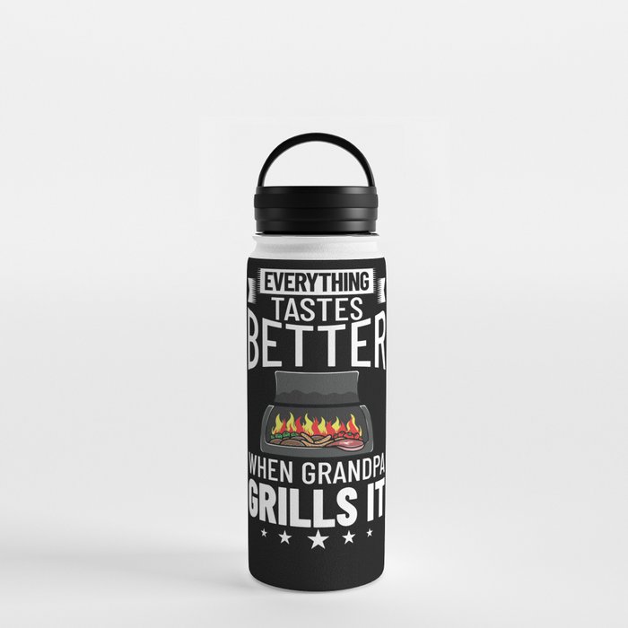 Grandpa Grilling BBQ Grill Smoker Master Water Bottle