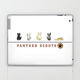 Five Cats All in a Row - Panther Scouts Characters Laptop & iPad Skin