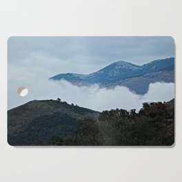 Hills Clouds Scenic Landscape 5 Cutting Board