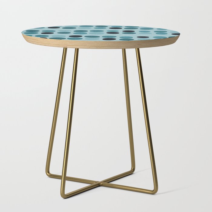 Stacked stones - teal Side Table