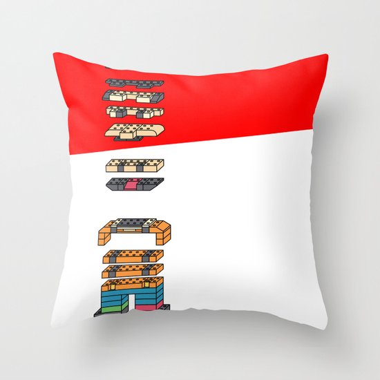 LEGO MAN Throw Pillow