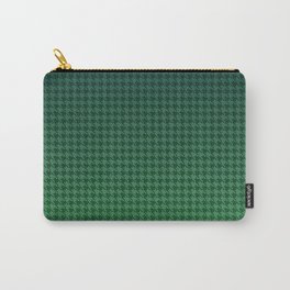 Hounds Tooth bottle green Carry-All Pouch