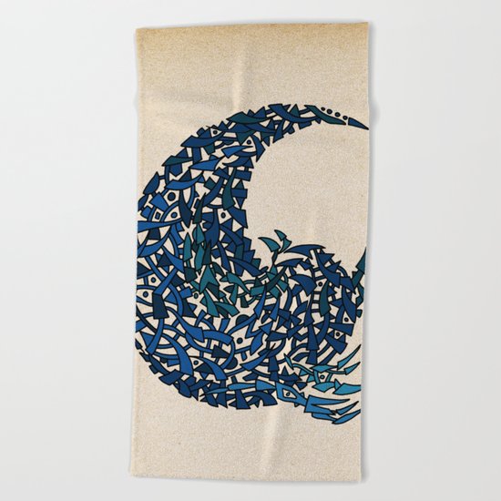 - 15 wave - Beach Towel