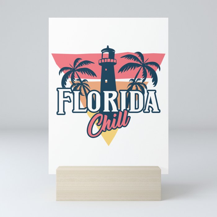 Florida chill Mini Art Print