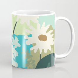 Daisy Fields Abstract Color Blocks Mug