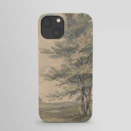 J.M.W. Turner "Landscape with Trees and Figures" iPhone Case