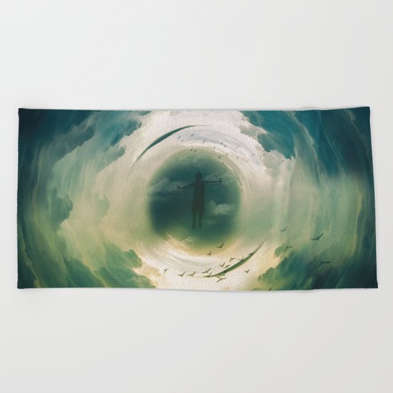 Passing Through Beach Towel