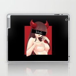 Waifu Material Hentai Otaku Lewd Japanese Devil Laptop & iPad Skin