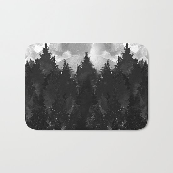 Winter Darkness Bath Mat