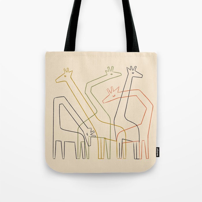 Five Giraffes Tote Bag