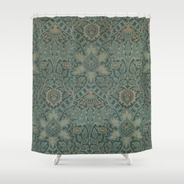 Ispahan by William Morris 1888 Antique Vintage Victorian Jugendstil Art Nouveau Retro Pattern Shower Curtain