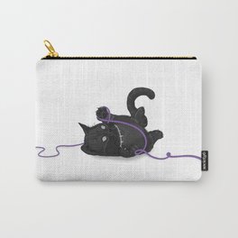 Black Kitten Carry-All Pouch