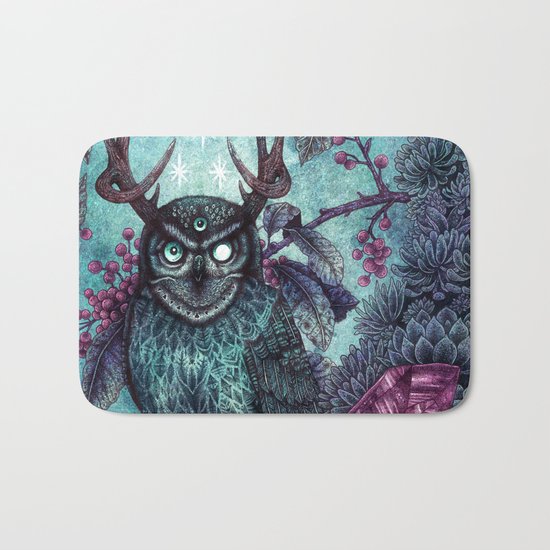 Night Owl Bath Mat